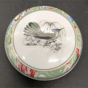 The Bombay Company Hummingbirds Of The World Porcelain Trinket Box